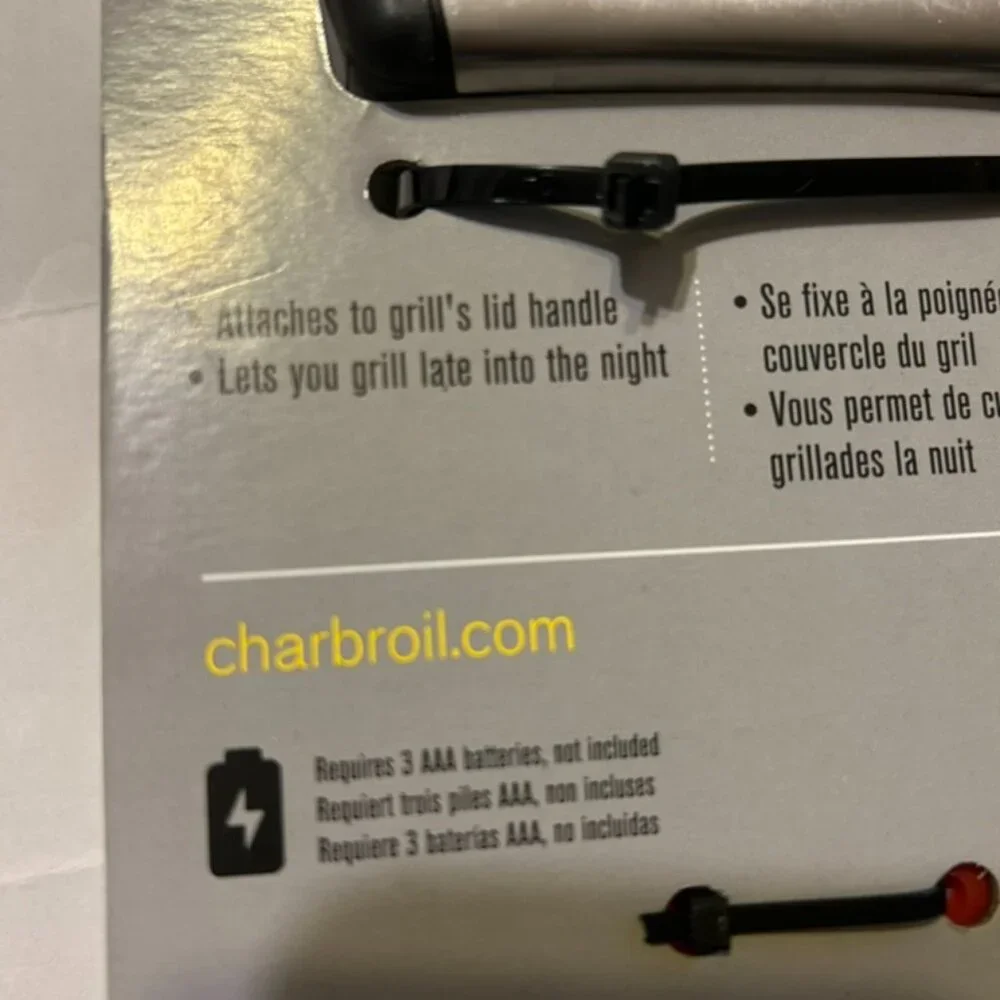 Char-Broil ~10 LED Mounting Bracket Grill Light ~Universal Fit ~Black #8607